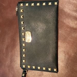 Michael Kors black wristlet